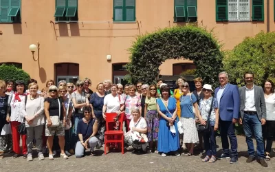 All’Ex Manifattura Tabacchi di Sestri Ponente una sedia rossa contro la violenza di genere