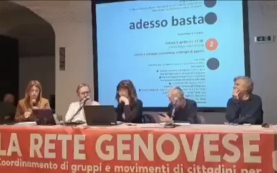La Rete Genovese: assemblea in tre tempi “adesso basta”